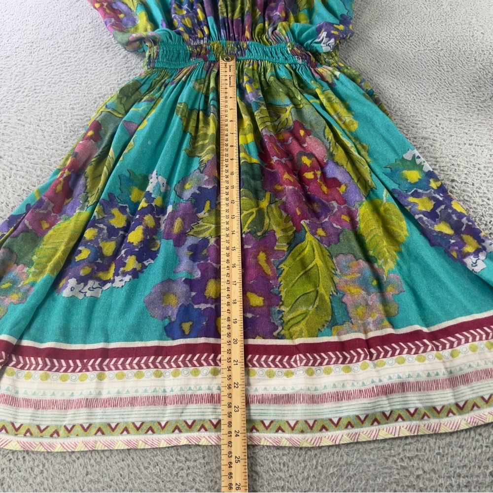 Anthropologie Blink London Kaftan Dress Womens Small Multicolor Embellished Boho - Picture 9 of 10